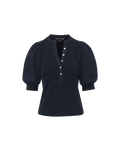 Coralee Puff-Sleeve Top