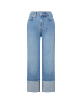 Dylan Cuffed Straight-Leg Jean