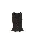 Hoorne Button-Down Tank Top