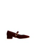 Cade Velvet Mary Jane Ballet Pump