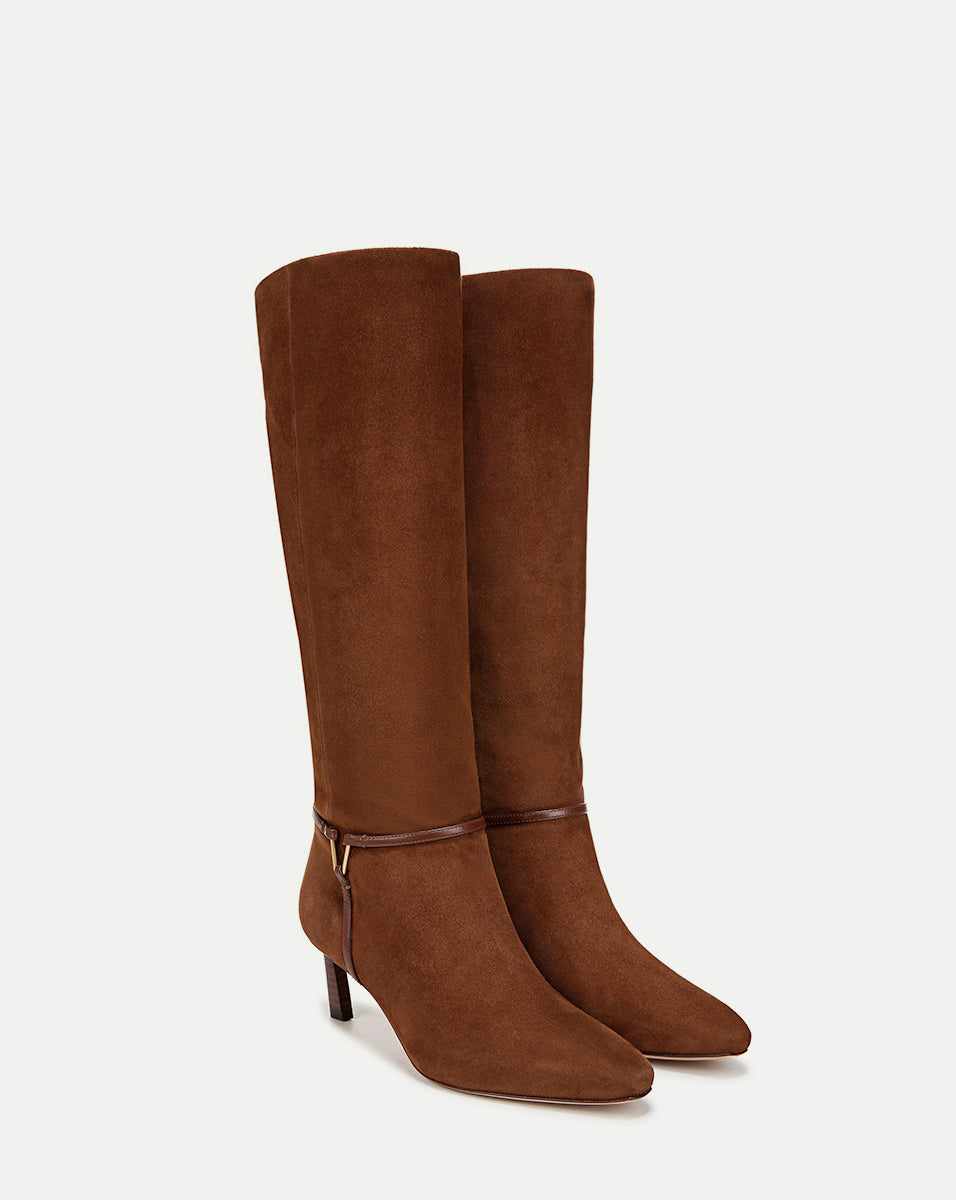 Kenzie Mid-Heel Tall Boot | Wide-Calf