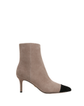 Lisa Cap-Toe Mid-Heel Bootie