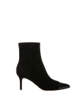 Lisa Cap-Toe Mid-Heel Bootie