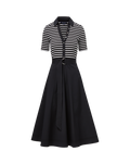 Delise Mixed Media Dress