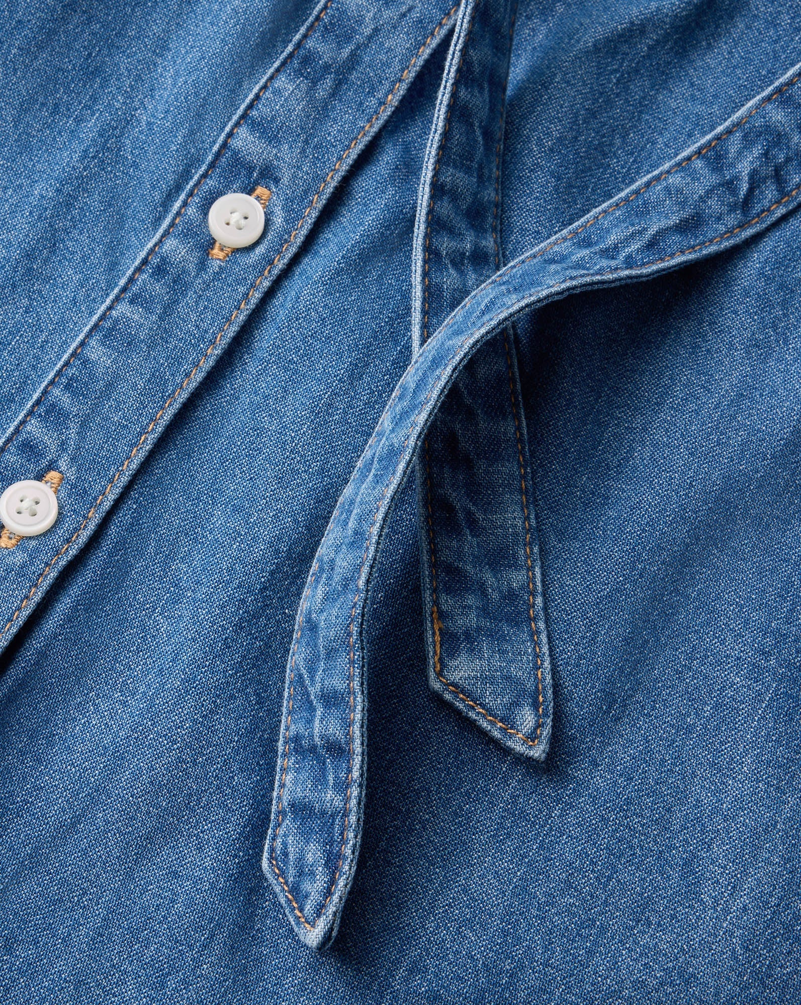 Gabby Denim Button-Down Shirt