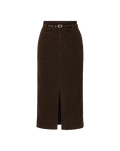 Pavana Corduroy Midi Skirt