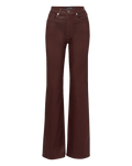 Crosbie Coated Slim Wide-Leg Jean