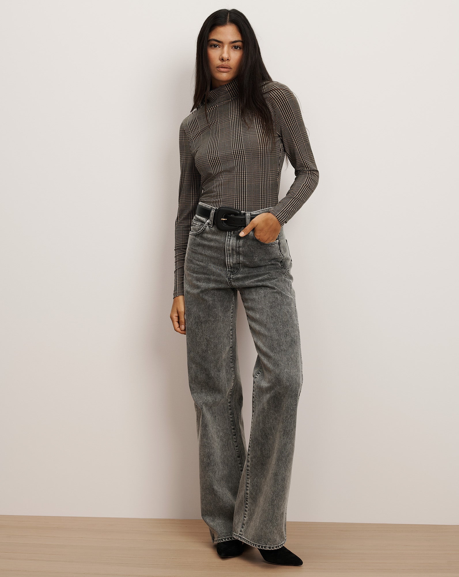 Nate Mock-Neck Top