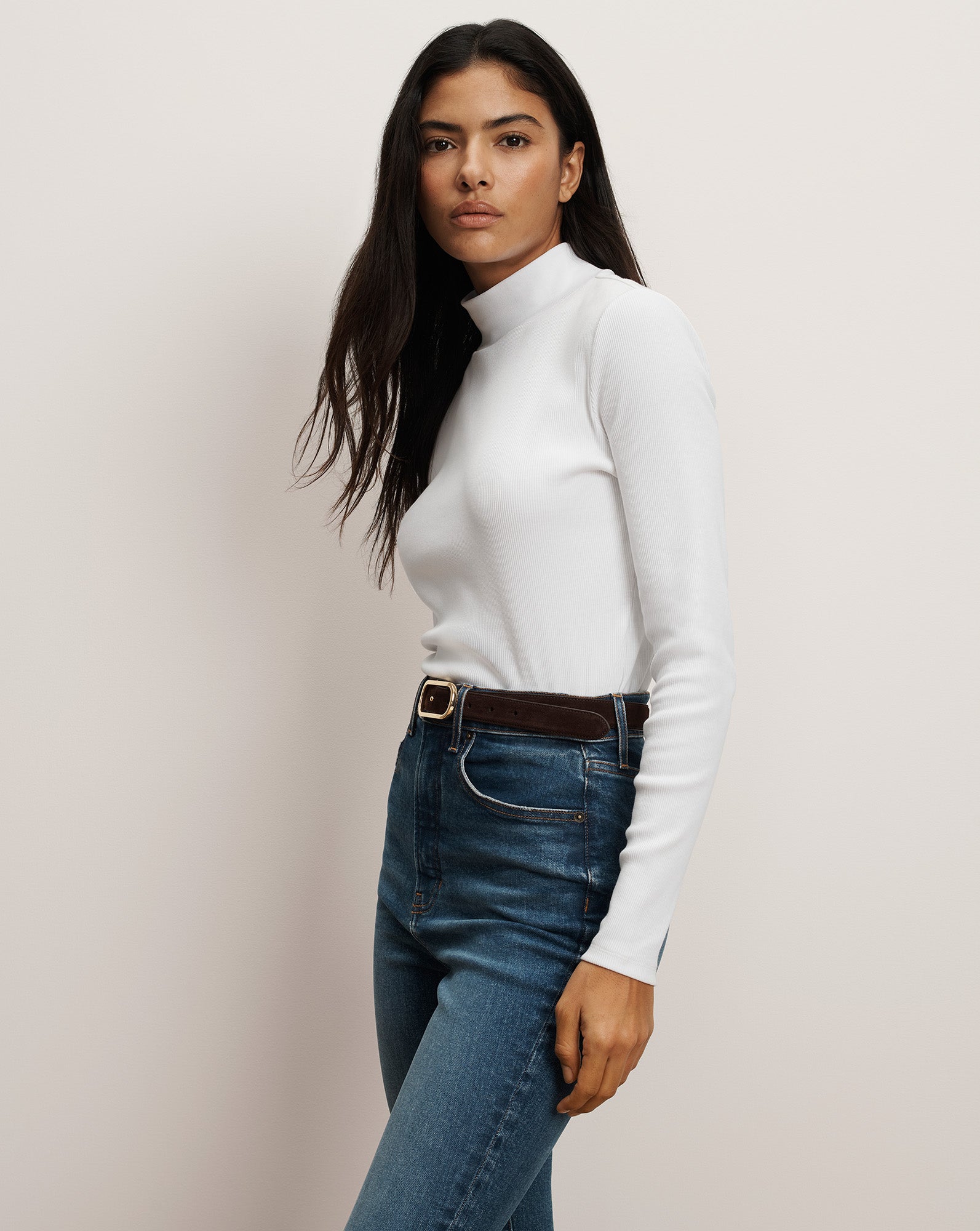 Nate Mock-Neck Top