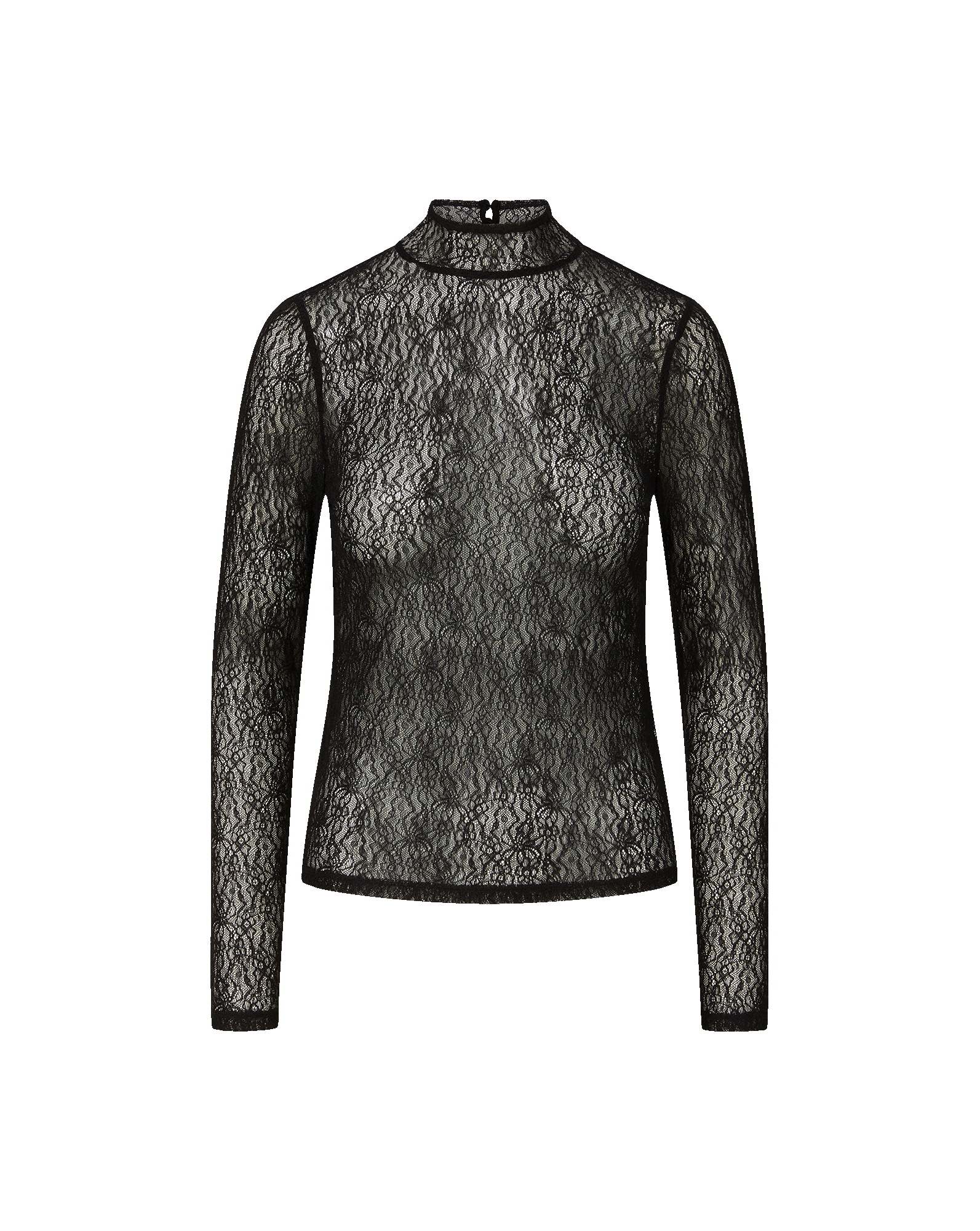 Nate Lace Mock-Neck Top