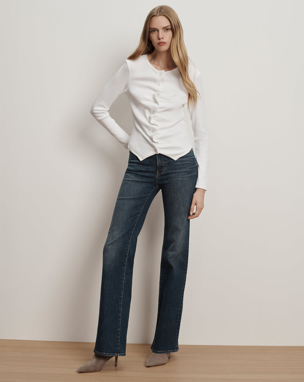 Jasminah Button-Front Top