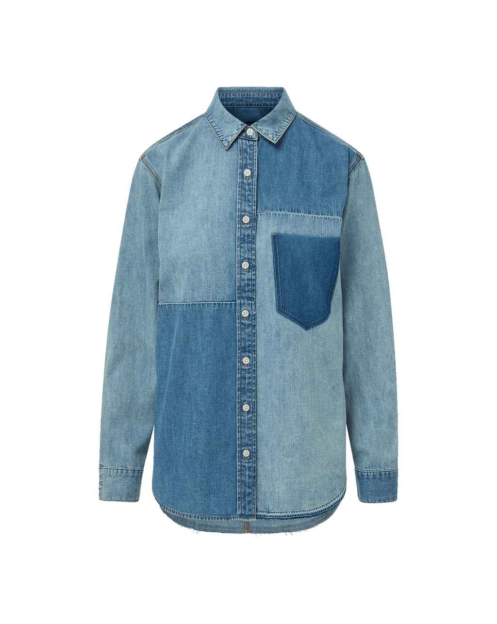 Dalma Denim Button-Down Shirt