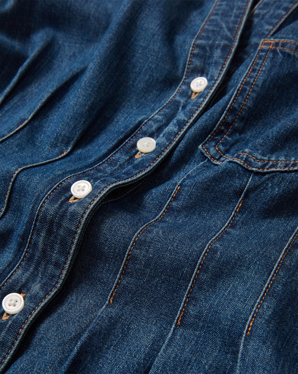 Arcadia Denim Shirtdress