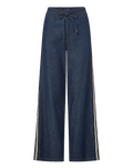 Taylor Track-Stripe Wide-Leg Jean