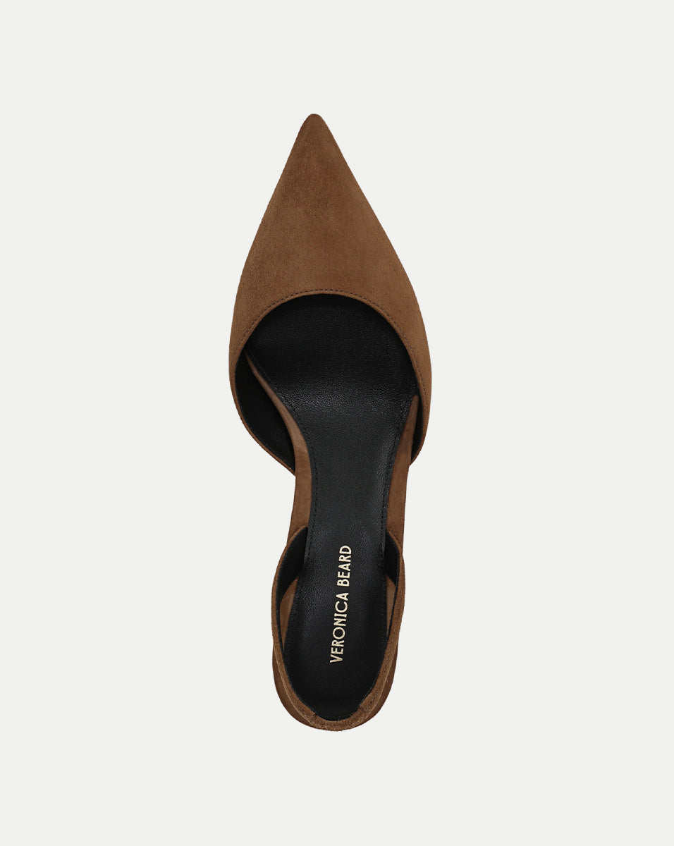 Caroline Suede Slingback Pump