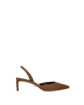 Caroline Suede Slingback Pump