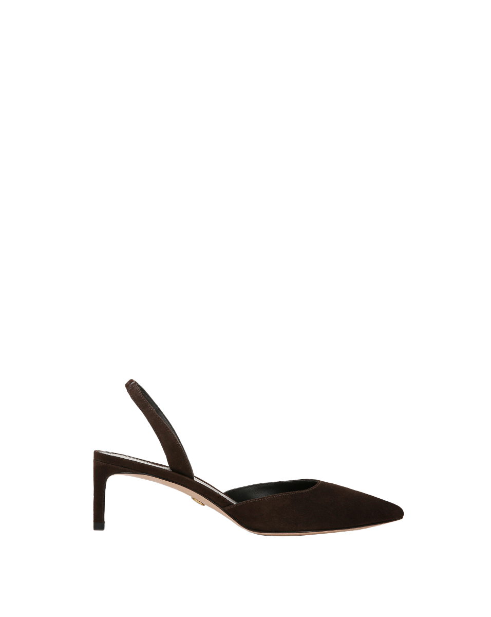 Caroline Suede Slingback Pump