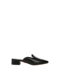 Cecile Leather Cap-Toe Mule