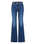 Crosbie Mid-Rise Slim Wide-Leg Jean