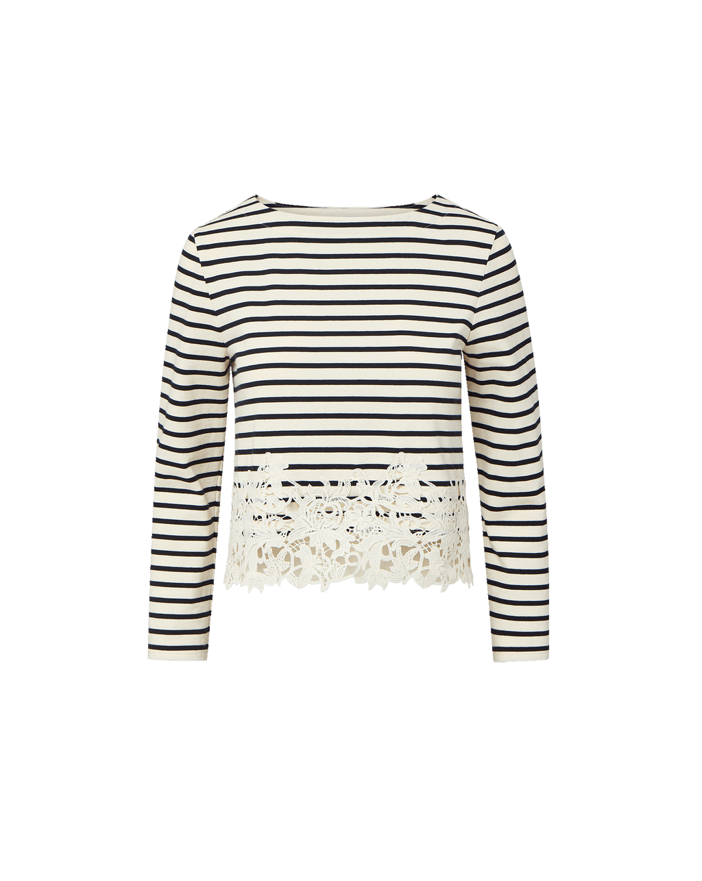 Hovey Striped Lace T-Shirt