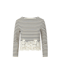 Hovey Striped Lace T-Shirt