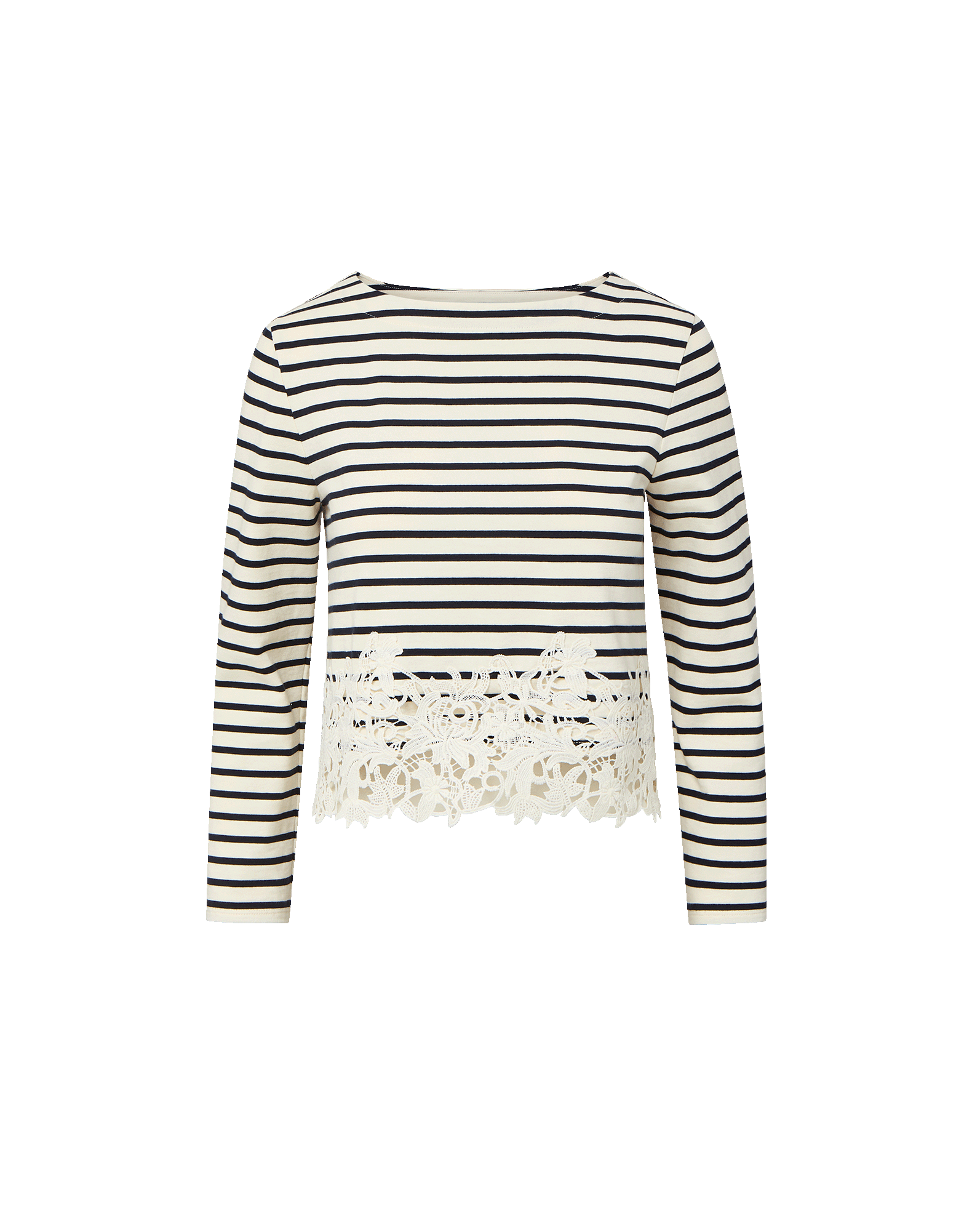 Hovey Striped Lace T-Shirt