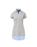 Kenwood Mixed-Media Mini Dress
