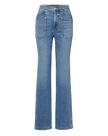 Dylan Patch-Pocket Straight-Leg Jean