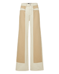 Taylor Color-Block Wide-Leg Jean