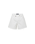 Ellis Crossover-Waistband Denim Short