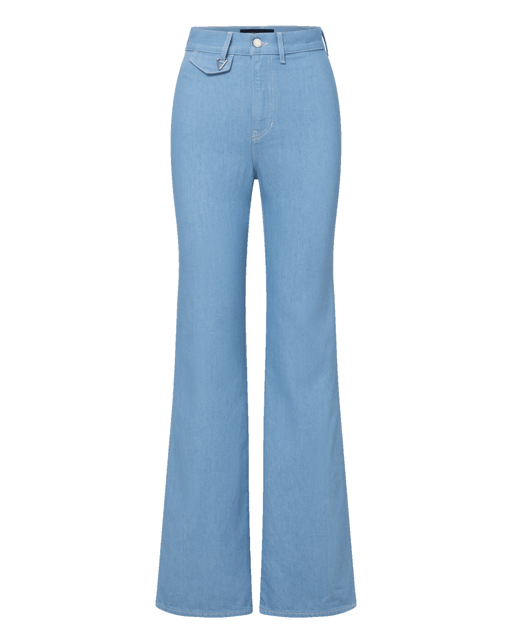 Crosbie Flap-Pocket Slim Wide-Leg Jean