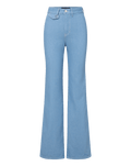 Crosbie Flap-Pocket Slim Wide-Leg Jean