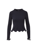Elianne Ruffle-Trim T-Shirt
