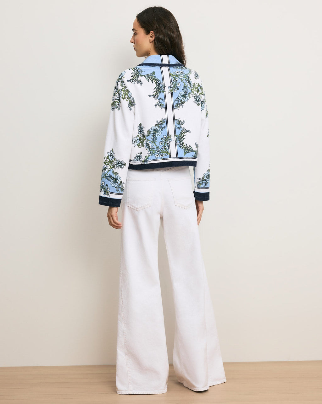 Novelle Terry Button-Down Shirt