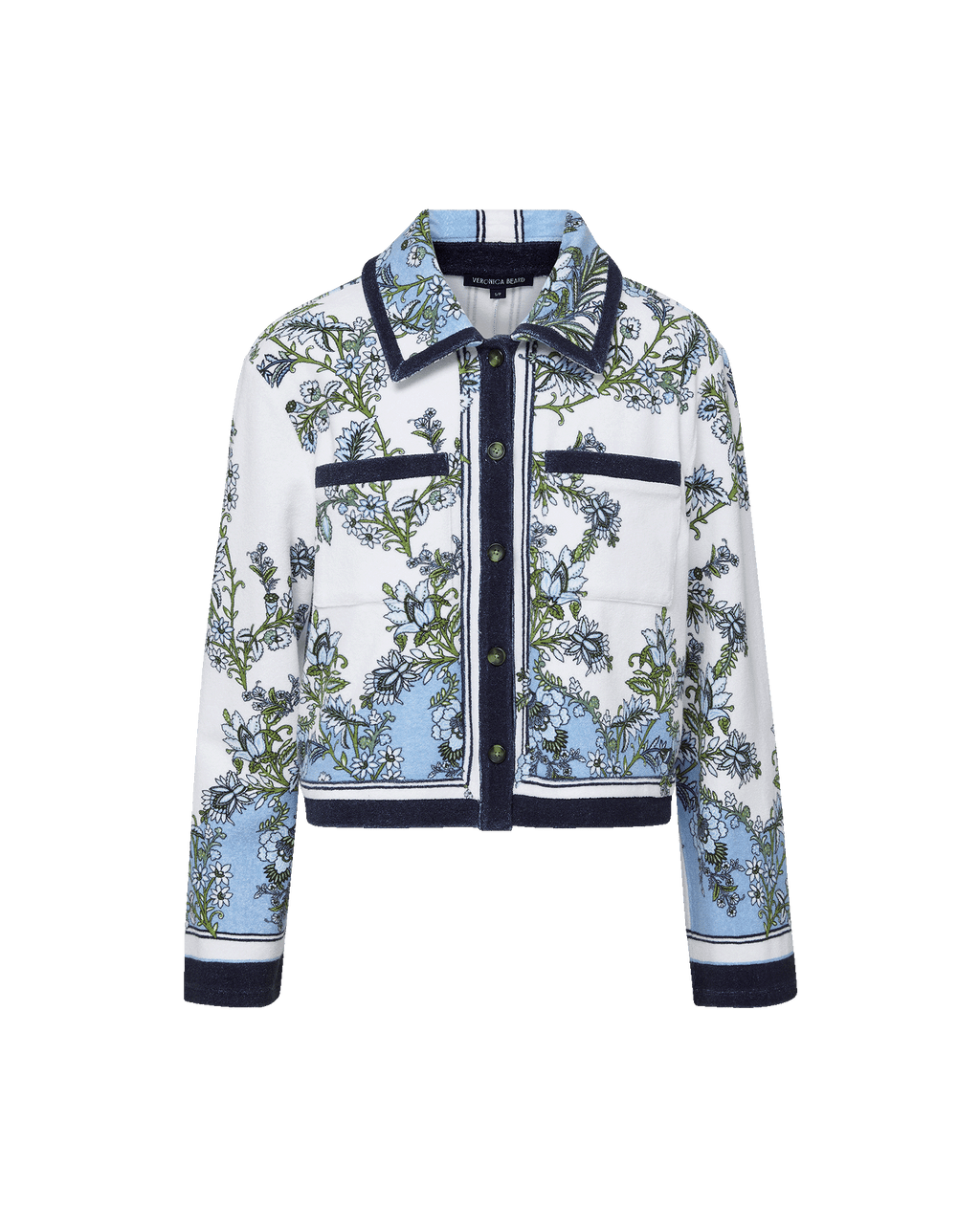 Novelle Terry Button-Down Shirt