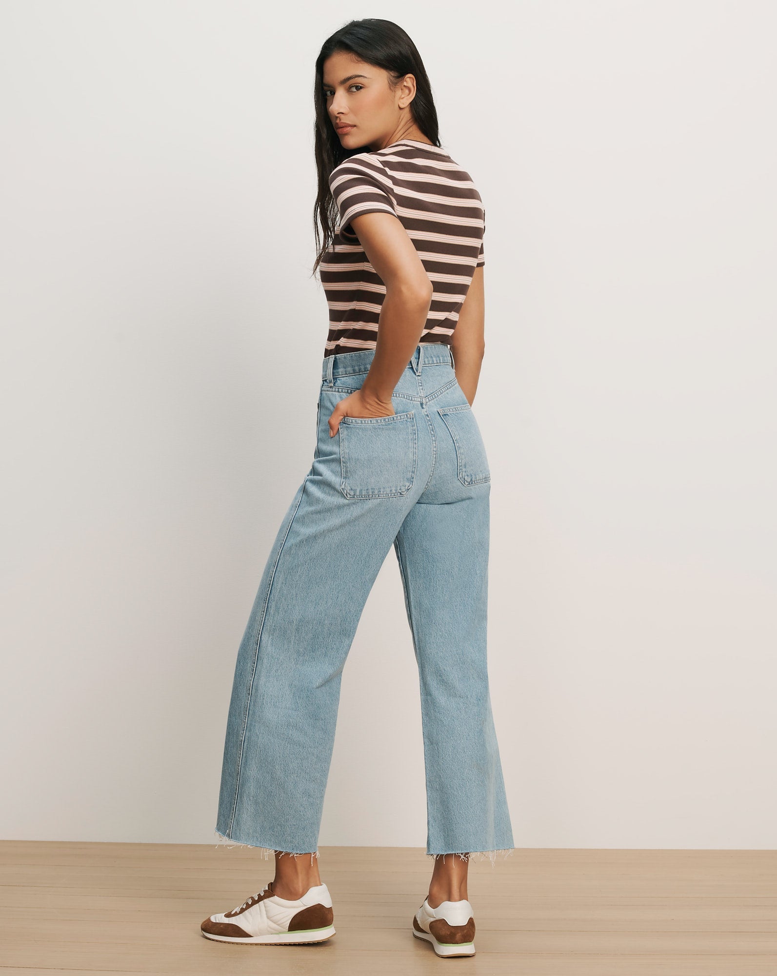Pruitt Striped Ribbed T-Shirt