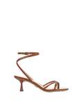Caterina Leather Ankle-Wrap Sandal