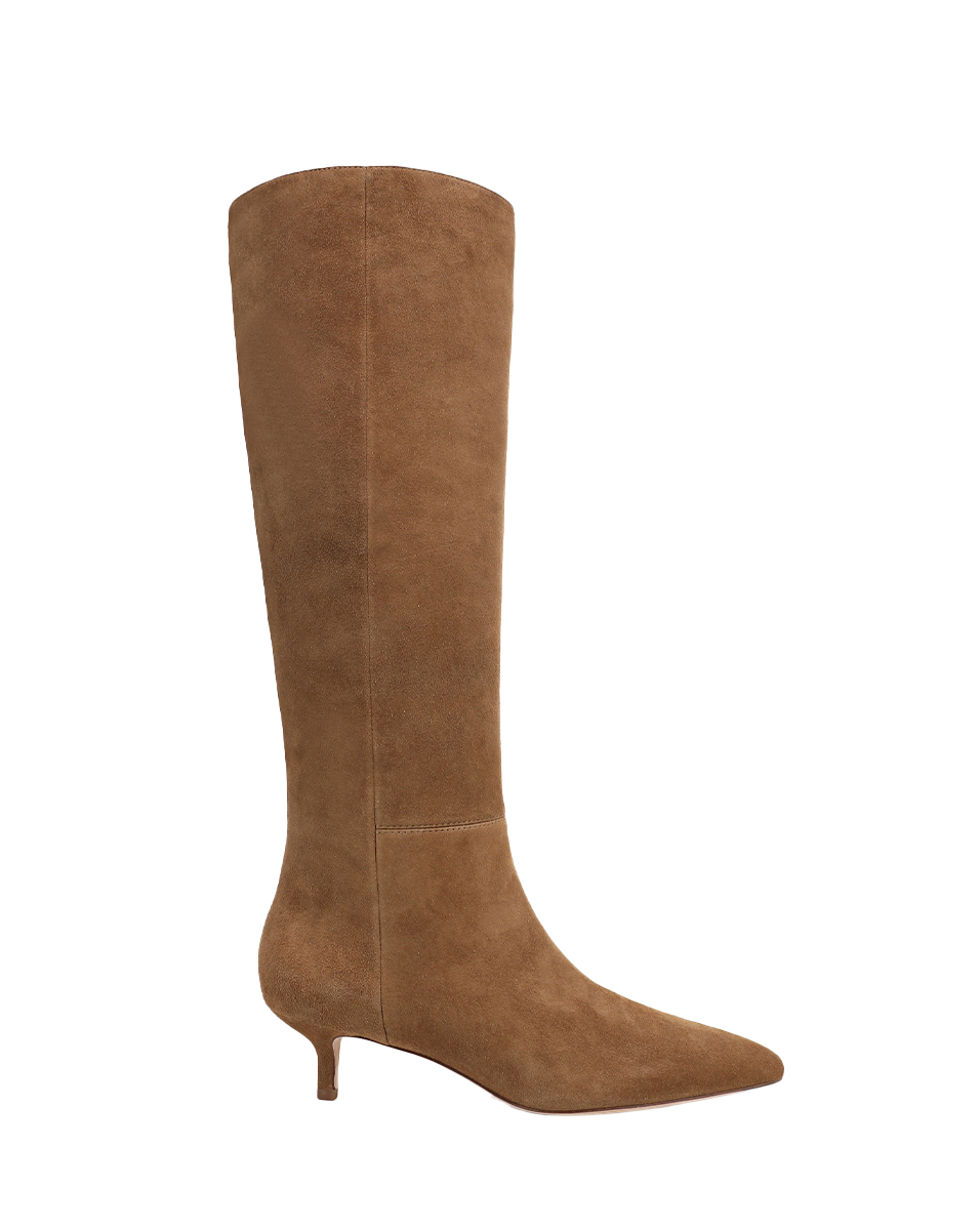 Lisa Kitten-Heel Boot | Wide-Calf