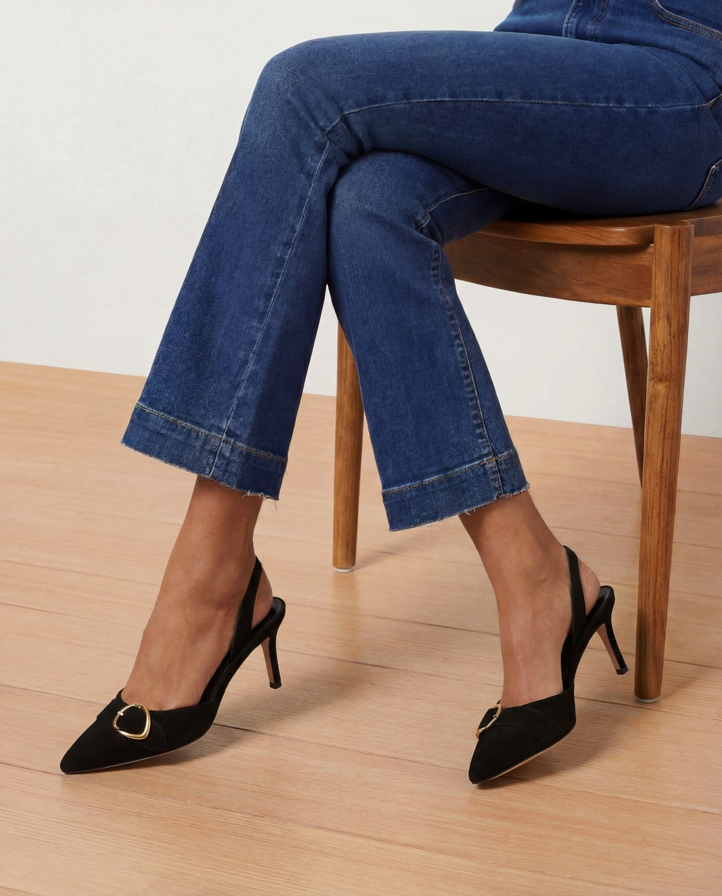 Loralyn Slingback Buckle Heel