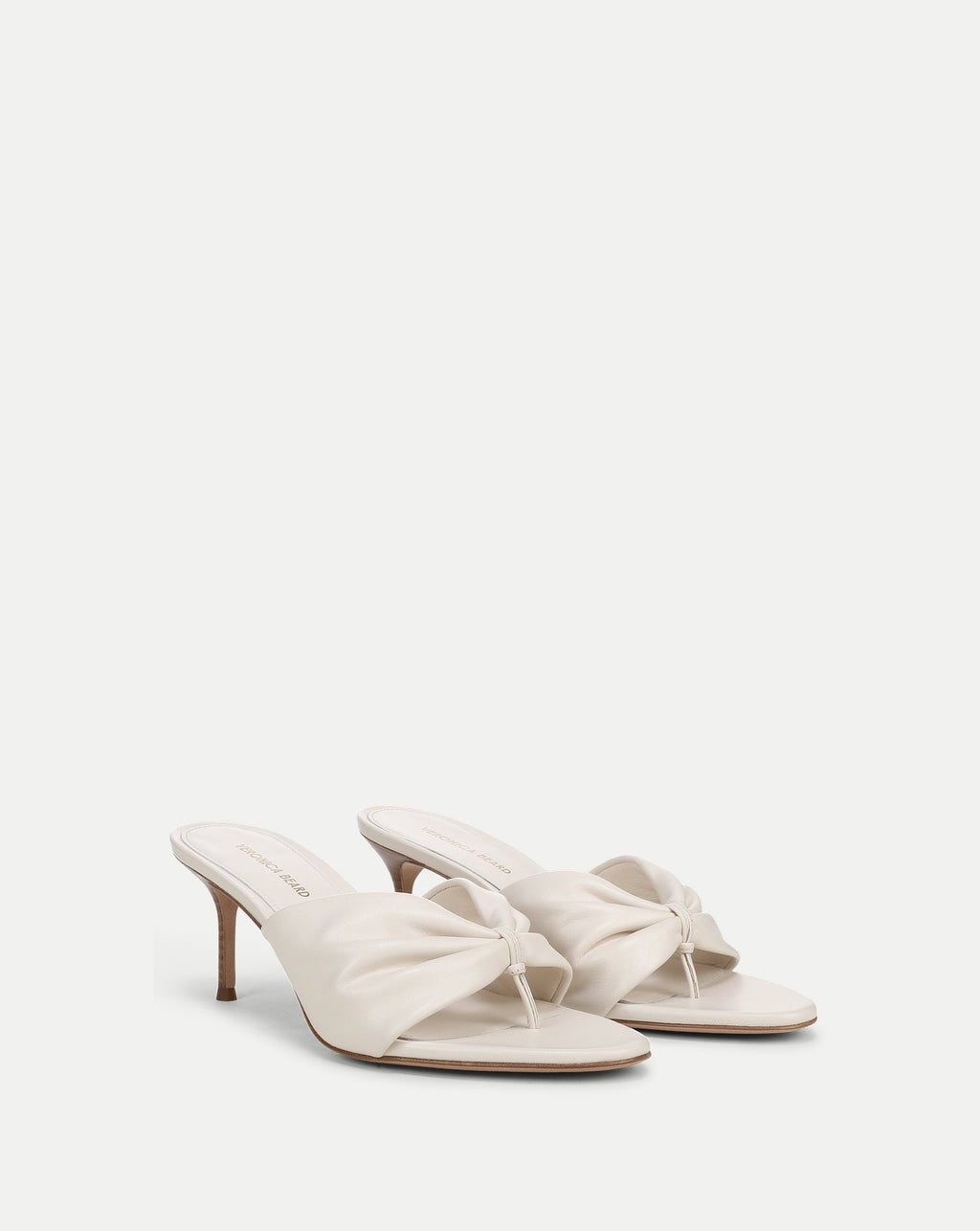 Tullia Leather Mid-Heel Sandal