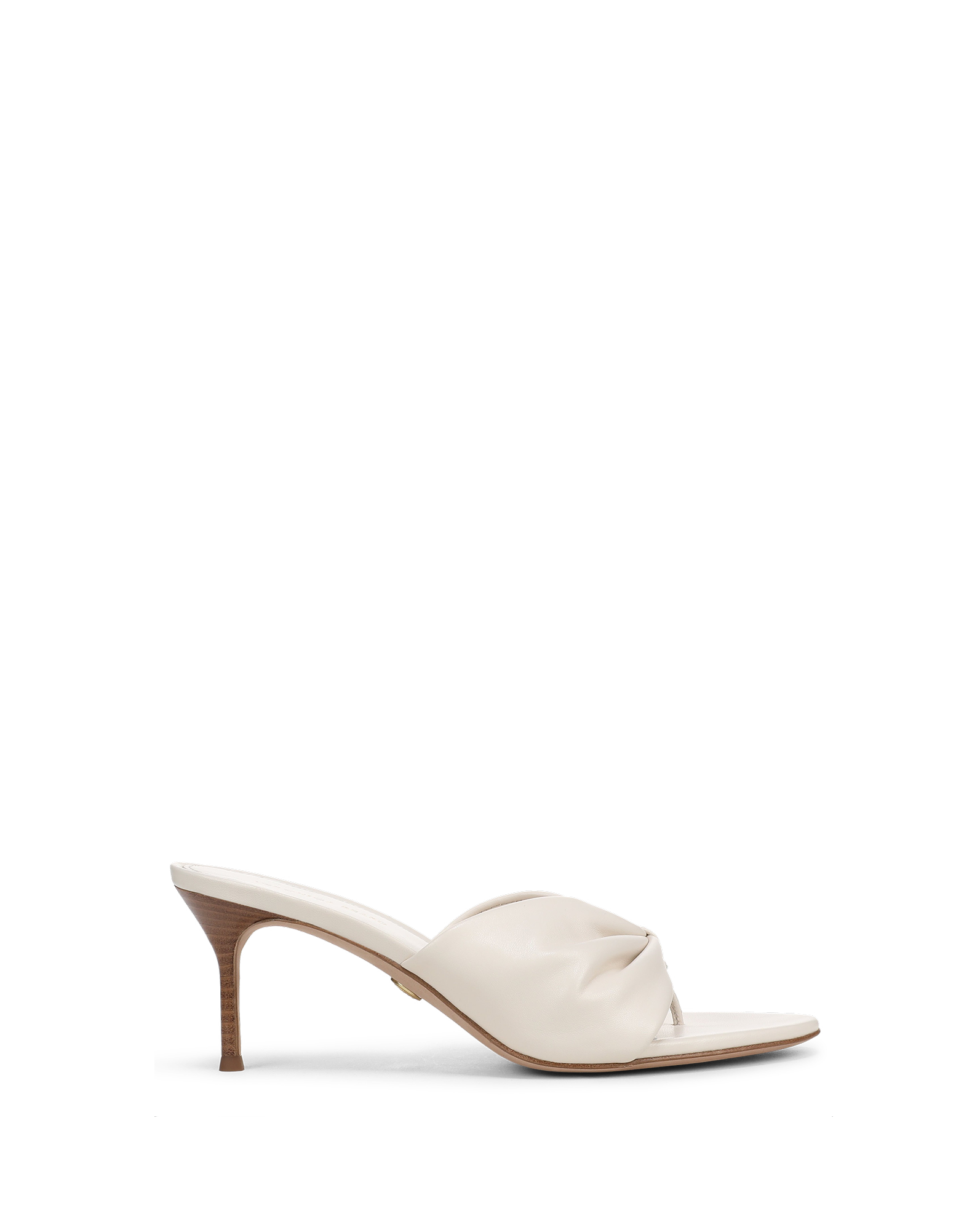 Tullia Leather Mid-Heel Sandal