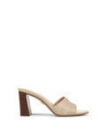 Galessa Raffia Mid-Heel Sandal