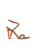 Lanaya Suede Ankle-Wrap Sandal