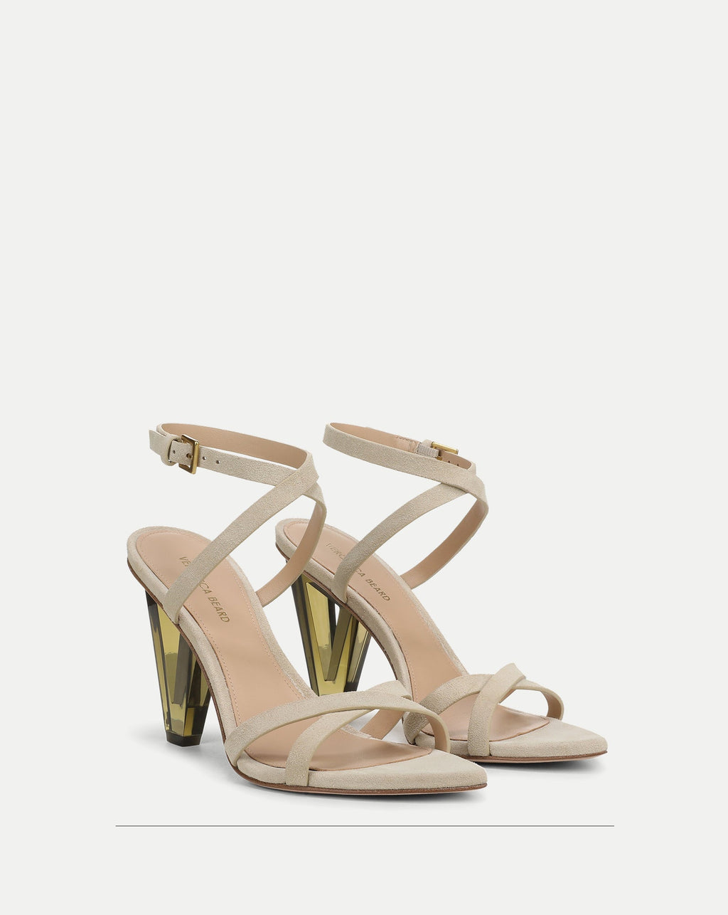 Lanaya Suede Ankle-Wrap Sandal