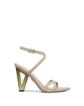 Lanaya Suede Ankle-Wrap Sandal