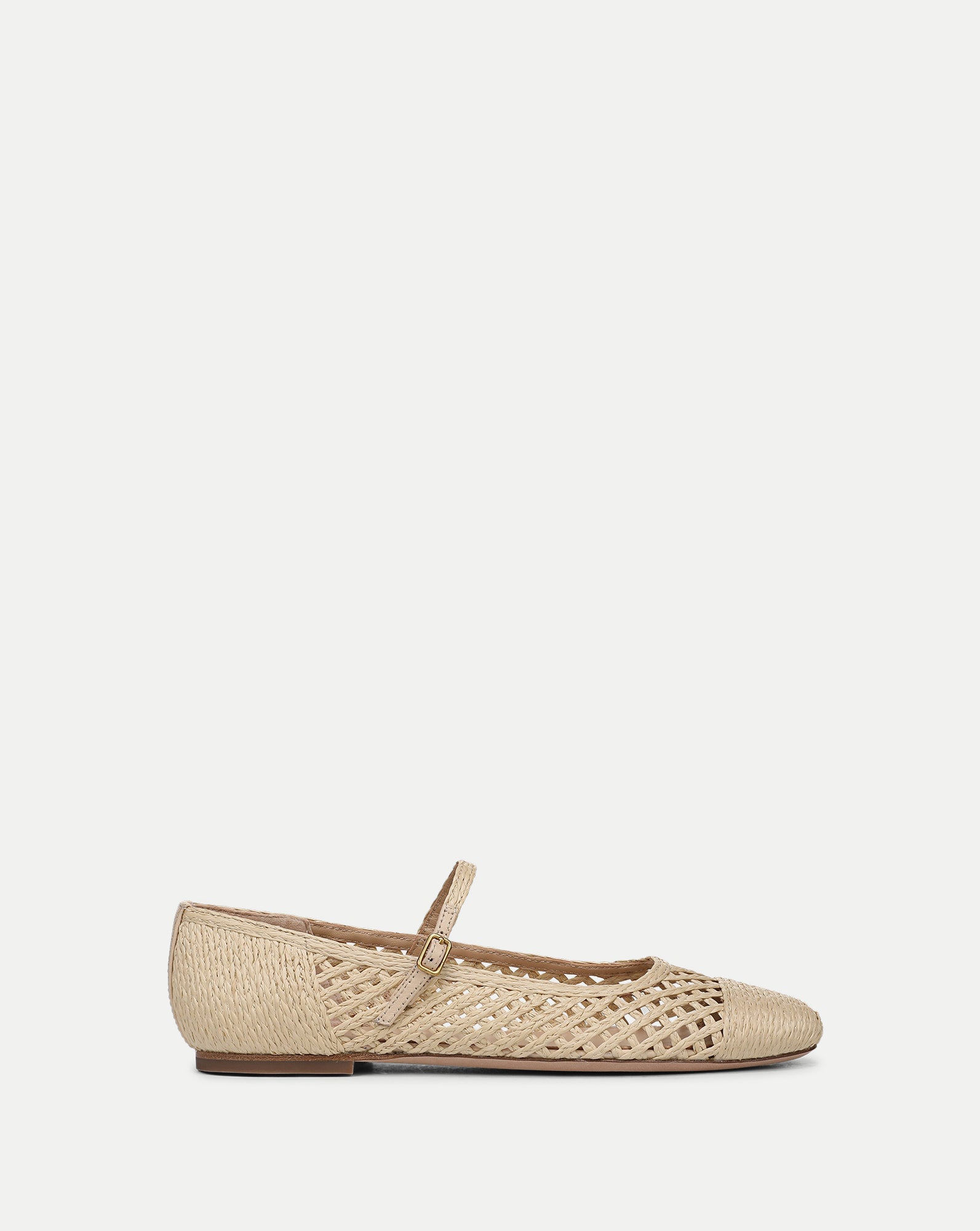 Ellie Raffia Flat