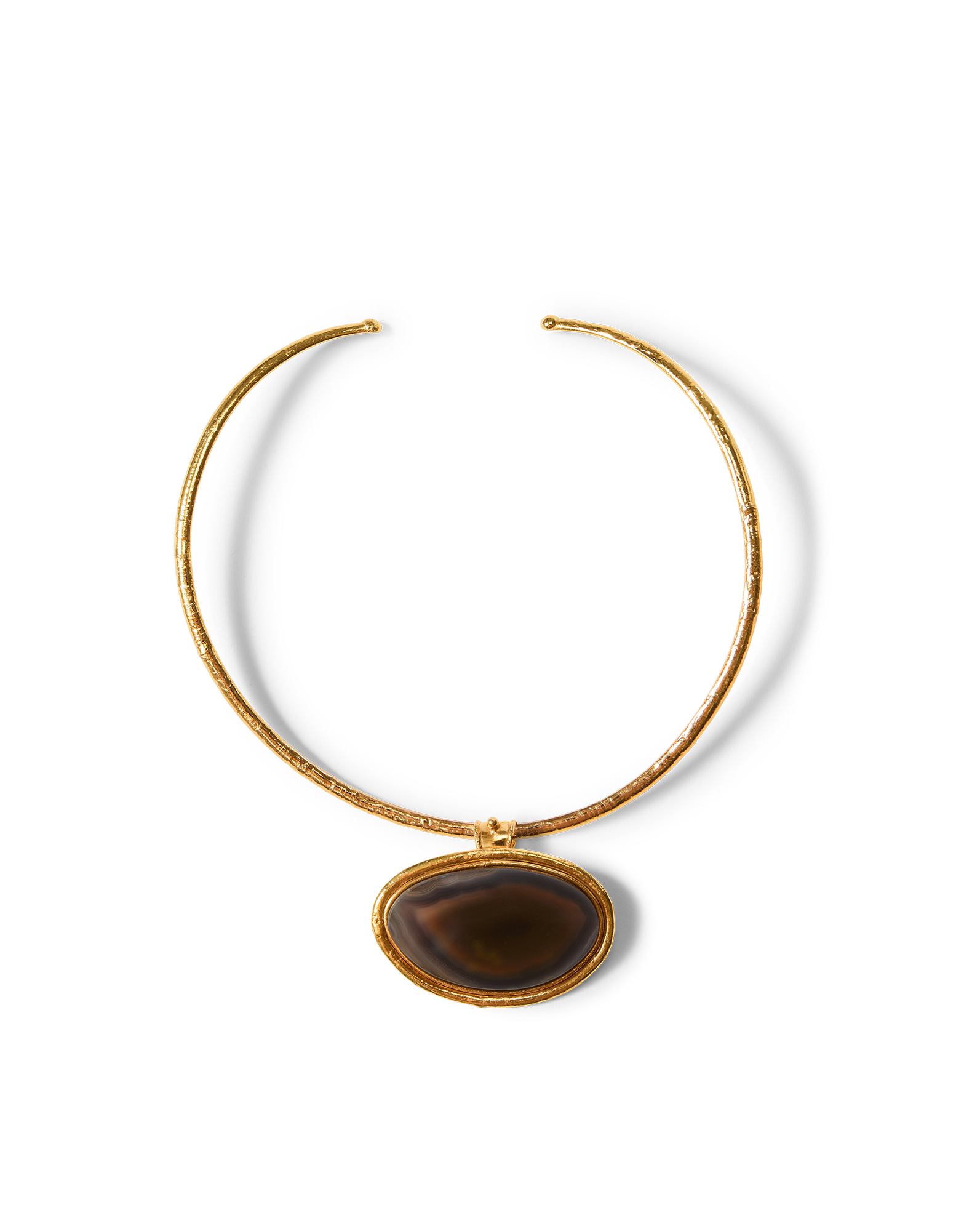 Dakota Brown Agate Necklace