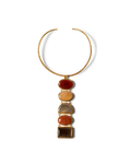 Torque Semi-Precious Stone Necklace