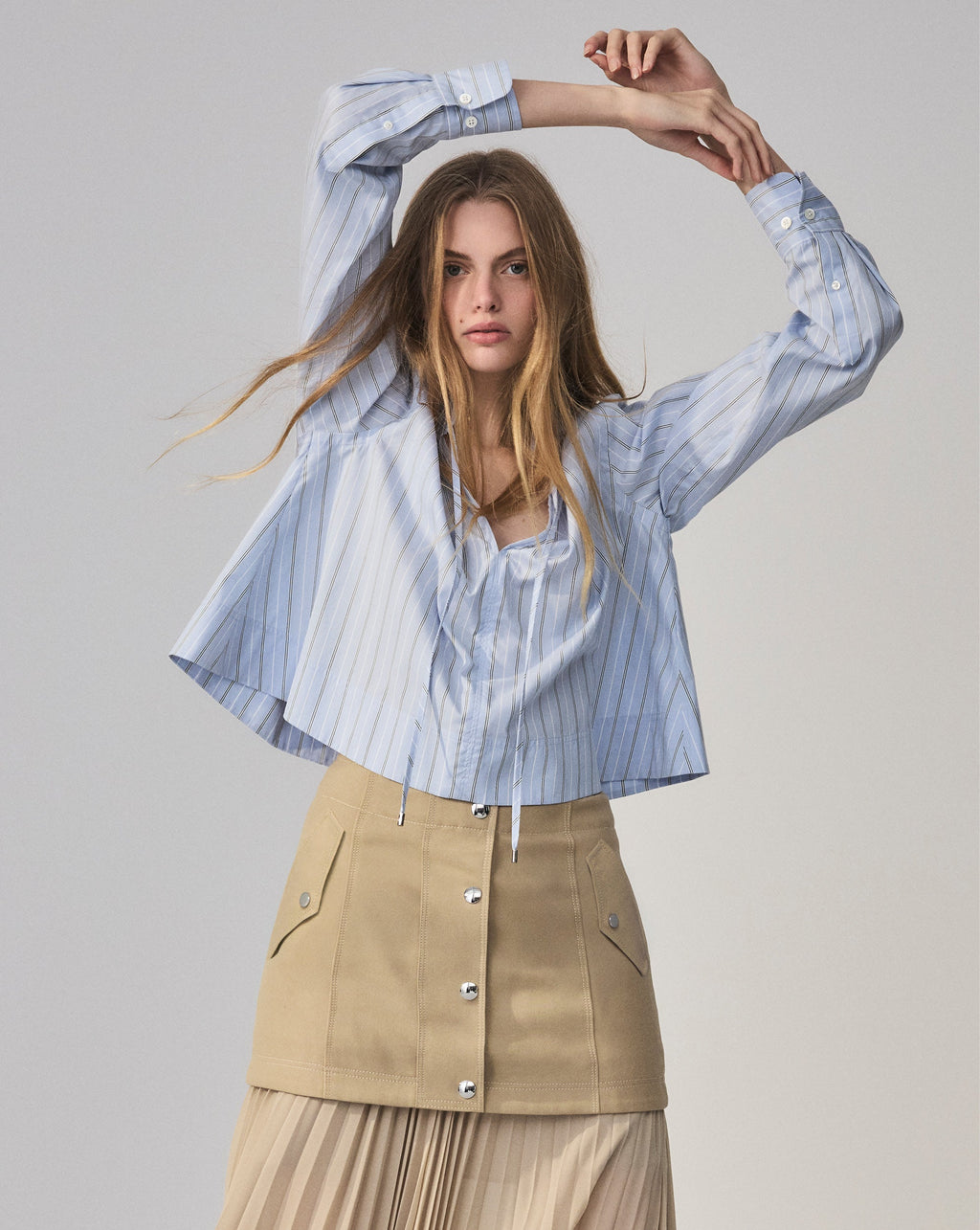 Patricka Layered Midi Skirt