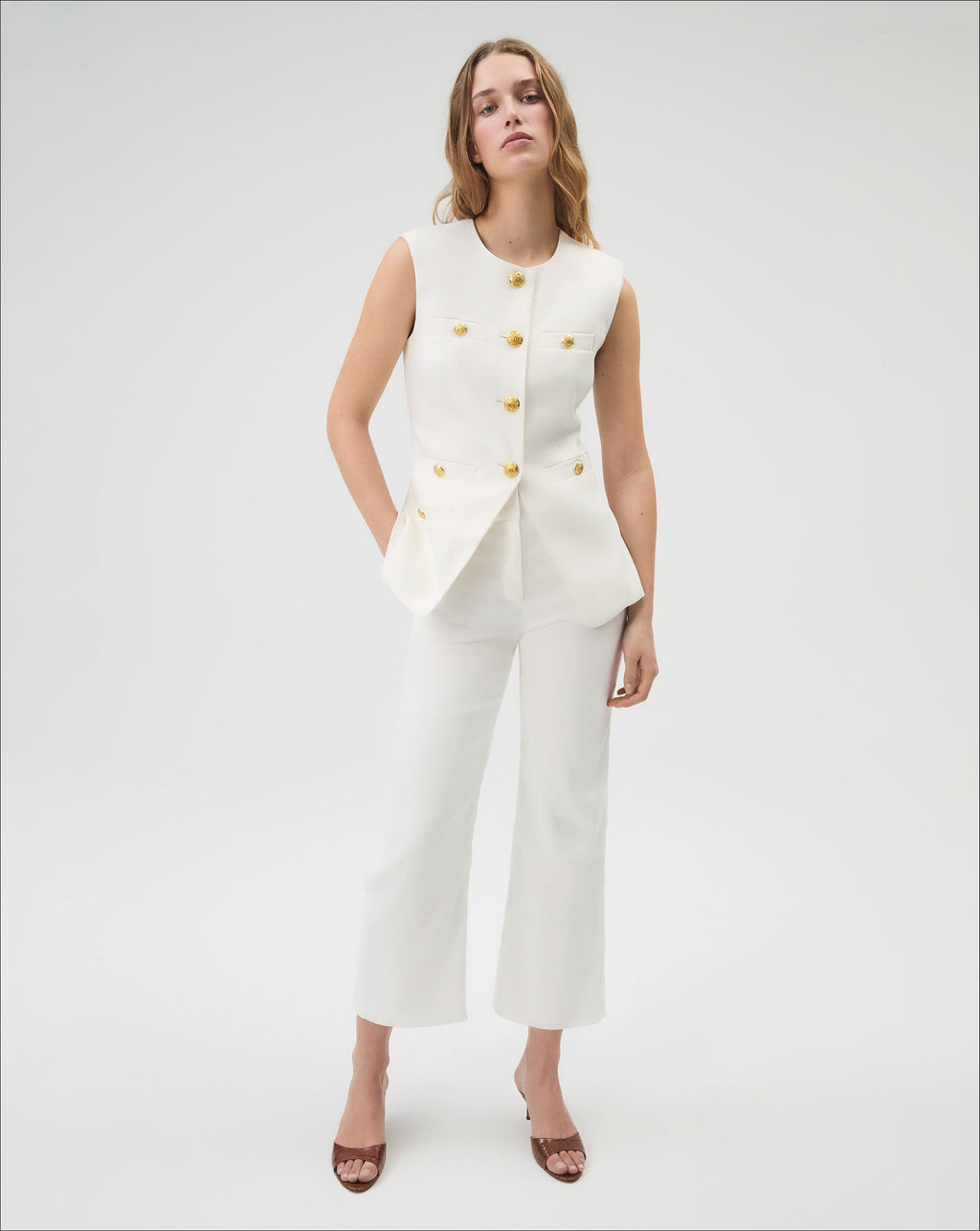 Tamara Linen Vest